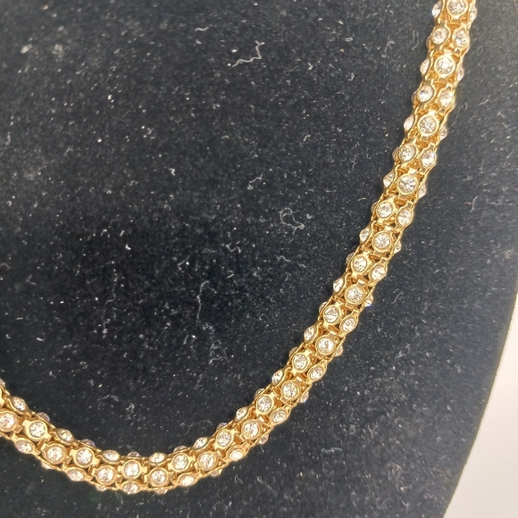 Gorgeous Gold & Rhinestone Chain Lot! 3 pieces Salvaged - Picture 10 of 14